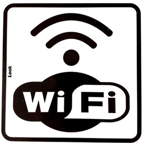 Placa Look 15X15Cm (Wi-Fi) - Kit C/5 Pecas