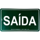 Placa Look 15X25Cm Fotoluminescente(Saida) - Kit C/5 Pecas Placa Look 15X25Cm Fotoluminescente(Saida) - Kit C/5 Pecas