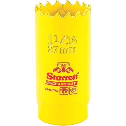 Serra Copo Starrett Aco Rapido 27Mm - H0116 Serra Copo Starrett Aco Rapido 27Mm - H0116