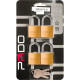 Cadeado Pado Chaves Iguais 30Mm Cartela Com 4 Pecas Cadeado Pado Chaves Iguais 30Mm Cartela Com 4 Pecas