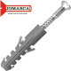 Parafuso Com Bucha 12 Cabeca Chata Reta Pacote Com 50 Pecas Jomarca (6,1 X 65Mm) Parafuso Com Bucha 12 Cabeca Chata Reta Pacote Com 50 Pecas Jomarca (6,1 X 65Mm)