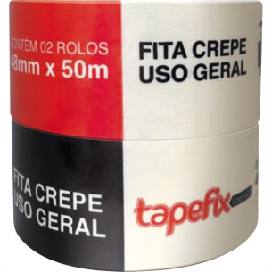 Fita Crepe Adere Uso Geral 423 - 48Mm X 50M . / Kit C/ 2 Peca