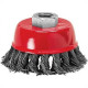 Escova De Aco Copo Para Furadeira Mtx Torcida 100Mm Escova De Aco Copo Para Furadeira Mtx Torcida 100Mm
