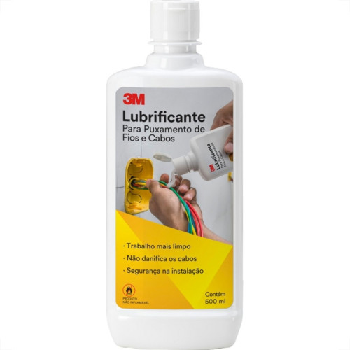 Lubrificante 3M Para Puxamento De Cabos 500Ml Lubrificante 3M Para Puxamento De Cabos 500Ml