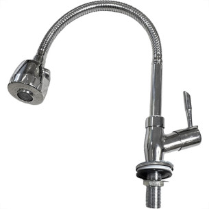Torneira Gourmet Flex Mesa Bica Movel Metal Bognar Cromada 3069 - C-29 - 1/4 Volta