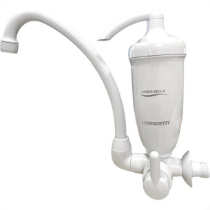 Torneira Bica Movel Filtro Abs Parede Lorenzetti Acquabella Branca