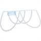 Suporte Para Mangueira Duler Meia Lua Epox Branco Suporte Para Mangueira Duler Meia Lua Epox Branco