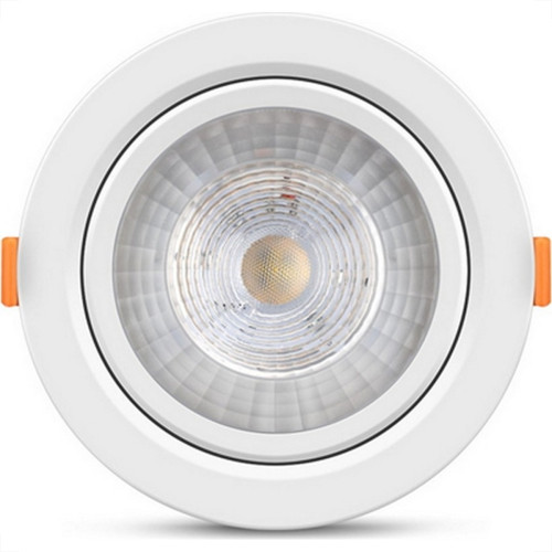 Spot Com Lampada Dicroica Led Elgin 5W. Redondo Branco Bivolt 3000K. Spot Com Lampada Dicroica Led Elgin 5W. Redondo Branco Bivolt 3000K.