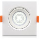 Spot Com Lampada Dicroica Led Elgin 5W. Quadrado Ip20 Mr16 Movel Branco Bivolt 400Lm 3000K. Spot Com Lampada Dicroica Led Elgin 5W. Quadrado Ip20 Mr16 Movel Branco Bivolt 400Lm 3000K.