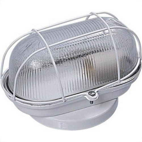 Luminaria Tartaruga Chapa Oval Branca Luminaria Tartaruga Chapa Oval Branca