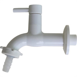 Torneira Jardim Abs Metrox 1130 Longa - W60 - 1/2'' - 1/4 Volta Branca
