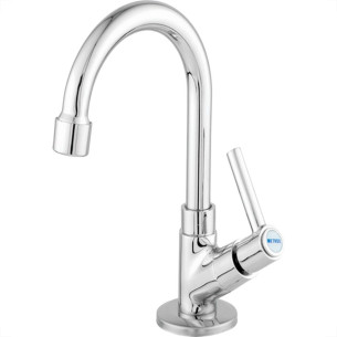 Torneira Bica Movel Lavatorio Metal Com Bica Abs Metrox 2190 - C-60 Lite 1/4 Volta Cromada
