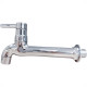 Torneira Pia Parede Metal Metrox 1158 - C-60 - Abs - 1/4 Volta Cromada