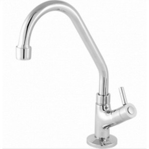 Torneira Bica Movel Pia Mesa Metal Com Bica Abs Metrox 2191 - C-60 - Cromada - 1/4 Volta
