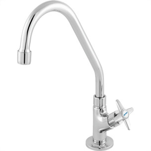 Torneira Bica Movel Pia Mesa Metal Com Bica Abs Metrox 2191 - C-23 Lite