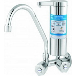 Torneira Bica Movel Filtro Metal Parede Com Bica E Filtro Abs Metrox - C-50
