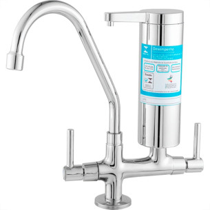 Torneira Bica Movel Filtro Metal Mesa Com Bica E Filtro Abs Metrox - C-72 - 1/4 Volta