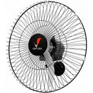 Ventilador Parede Ventura 60Cm Preto Bivolt