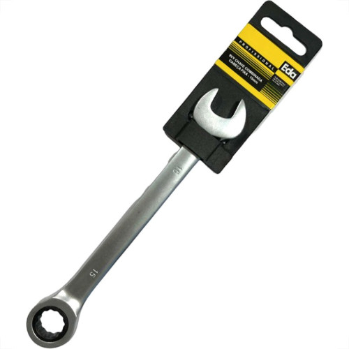 Chave Combinada Eda Catracada Fixa Cromo Vanadio 15Mm - 9Vy Chave Combinada Eda Catracada Fixa Cromo Vanadio 15Mm - 9Vy