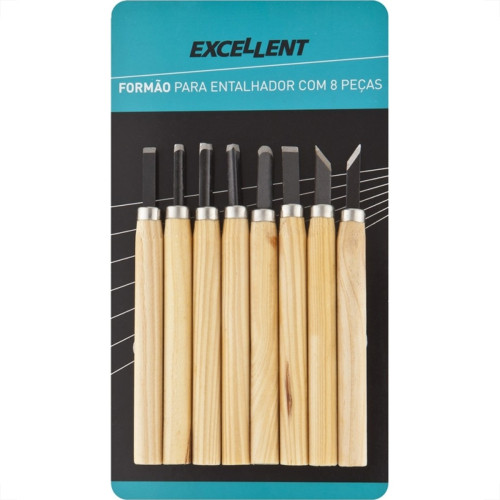 Formao Eda Para Entalhar Jogo Com 8 Pecas - 6Xq Formao Eda Para Entalhar Jogo Com 8 Pecas - 6Xq