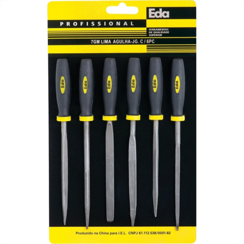 Limas Agulha Eda Jogo Com 6 Pecas Profissional - 7Gm Limas Agulha Eda Jogo Com 6 Pecas Profissional - 7Gm