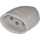 Pino Femea Daneva 2P+T. 20A. Desmontavel Cinza - Dn1608 - Kit C/12 Pecas