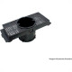 Suporte Laje Emave Com Caixa 25Cm Piso Preto - Kit C/10 Pecas Suporte Laje Emave Com Caixa 25Cm Piso Preto - Kit C/10 Pecas