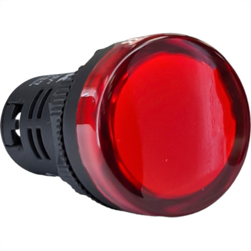 Sinalizador Led Steck 24V. Vermelho Botton Slds241