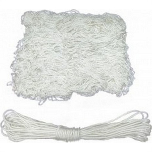 Tela De Protecao Victoria Regia Kit Com Corda 3,50M X 5M Branca Tela De Protecao Victoria Regia Kit Com Corda 3,50M X 5M Branca