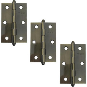 Dobradica Concept Blister Pado Aco Oxidado 3521 - 3 Pecas - 3.1/2'' X 2.1/2''