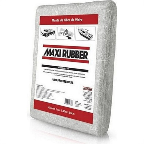 Manta Fibra Vidro Maxi Rubber 1,40M X 0,50M Manta Fibra Vidro Maxi Rubber 1,40M X 0,50M
