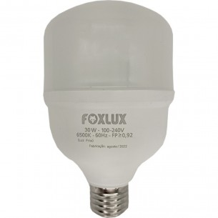 Lampada Led Alta Potencia Foxlux 40W. 3600Lm Bivolt 6500K.