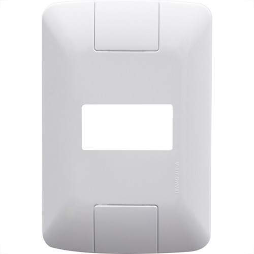 Placa Conjunto Modular Tramontina Aria 4X2 - 1 Modulo Horizontal 7203/004 Placa Conjunto Modular Tramontina Aria 4X2 - 1 Modulo Horizontal 7203/004