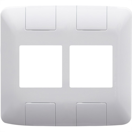Placa Conjunto Modular Tramontina Aria 4X4 - 4 Modulos 57203/026 Placa Conjunto Modular Tramontina Aria 4X4 - 4 Modulos 57203/026