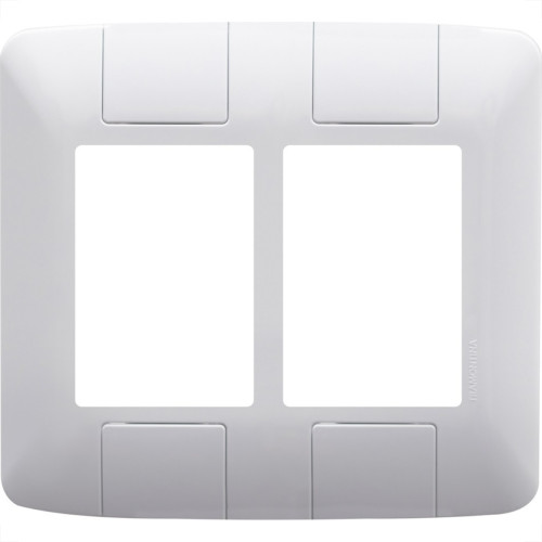 Placa Conjunto Modular Tramontina Aria 4X4 - 6 Modulos 57203/031 Placa Conjunto Modular Tramontina Aria 4X4 - 6 Modulos 57203/031
