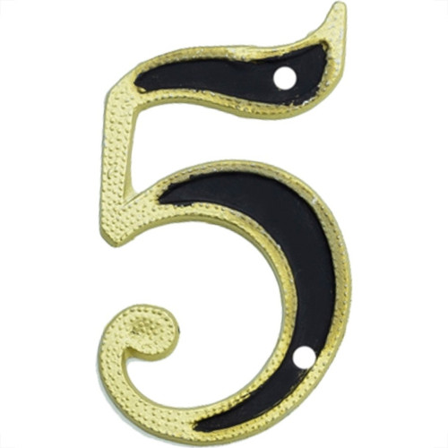 Numero Residencial Colonial Luxo Metal Thompson No.5 Numero Residencial Colonial Luxo Metal Thompson No.5