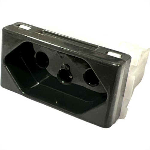 Modulo Tramontina Liz/Lux² Grafite Tomada 2P+T. 10A. - 57215/030 Modulo Tramontina Liz/Lux² Grafite Tomada 2P+T. 10A. - 57215/030