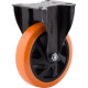 Rodizio Colson Base Fixa 5'' Laranja - Flpb514 Rodizio Colson Base Fixa 5'' Laranja - Flpb514