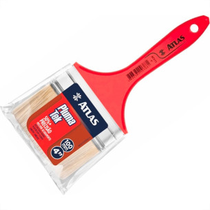Pincel Trincha Pintura Atlas Plumatek At315   4'' - Kit C/12 Pecas Pincel Trincha Pintura Atlas Plumatek At315   4'' - Kit C/12 Pecas