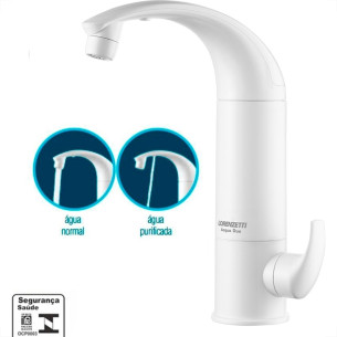 Torneira Bica Movel Filtro Abs Mesa Lorenzetti Acquadue Branca