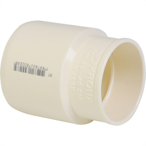 Bucha De Reducao Esgoto Longa Krona 50X40Mm - Kit C/25 Pecas Bucha De Reducao Esgoto Longa Krona 50X40Mm - Kit C/25 Pecas