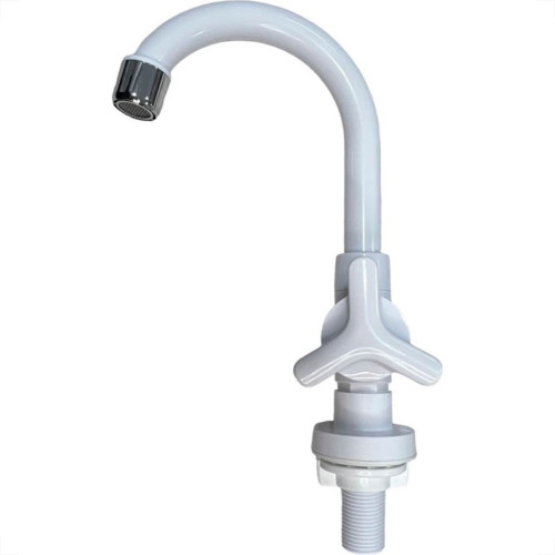 Torneira Lavatorio Abs Herc Sicilia Bica Alta Branca 2920