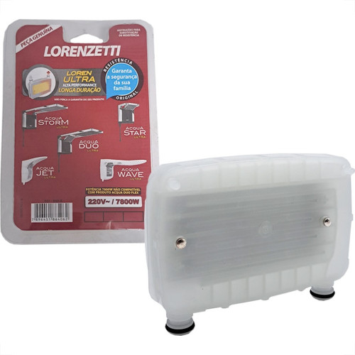 Resistencia Lorenzetti Acqua Duo/Star/Storm/Jet/Wave 7.800Wx220V. - 3065B Resistencia Lorenzetti Acqua Duo/Star/Storm/Jet/Wave 7.800Wx220V. - 3065B