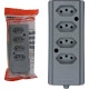Tomada Barra Interneed 2 Polos +Terra Cinza 10A. Quadrupla Tomada Barra Interneed 2 Polos +Terra Cinza 10A. Quadrupla