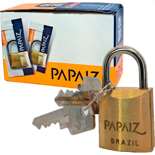 Cadeado Papaiz 25Mm - Kit C/10 Pecas Cadeado Papaiz 25Mm - Kit C/10 Pecas