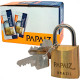 Cadeado Papaiz 25Mm - Kit C/10 Pecas Cadeado Papaiz 25Mm - Kit C/10 Pecas