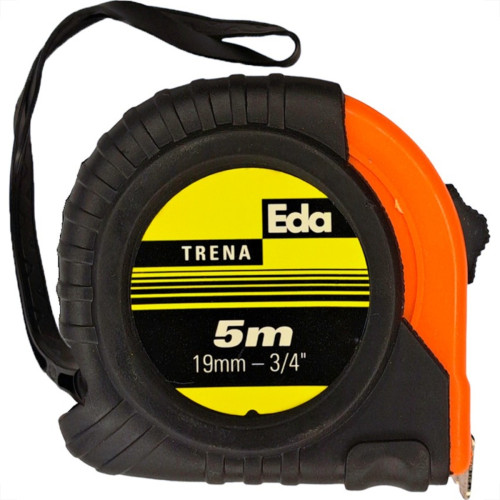 Trena Eda Emborrachada Laranja 5Mx19Mm - 0Bb Trena Eda Emborrachada Laranja 5Mx19Mm - 0Bb