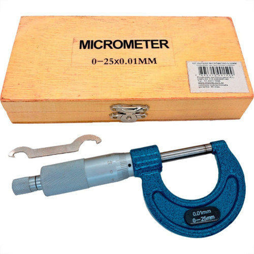 Micrometro Externo Eda 0 - 25Mm - 1Zt Micrometro Externo Eda 0 - 25Mm - 1Zt