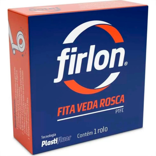 Veda Rosca Firlon 12X 5M Caixa Com 60 Pecas - Kit C/60 Pecas Veda Rosca Firlon 12X 5M Caixa Com 60 Pecas - Kit C/60 Pecas
