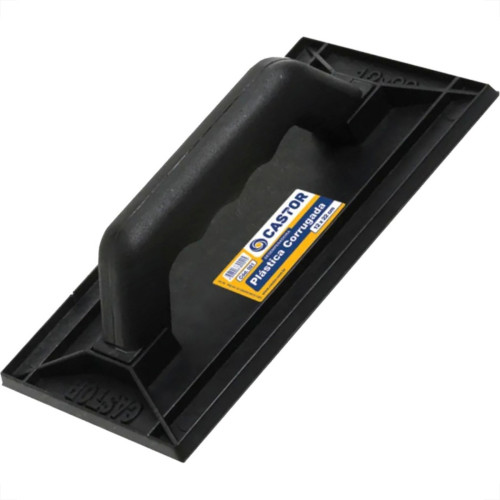 Desempenadeira Pvc Castor Corrugada 12 X 22Cm - 021